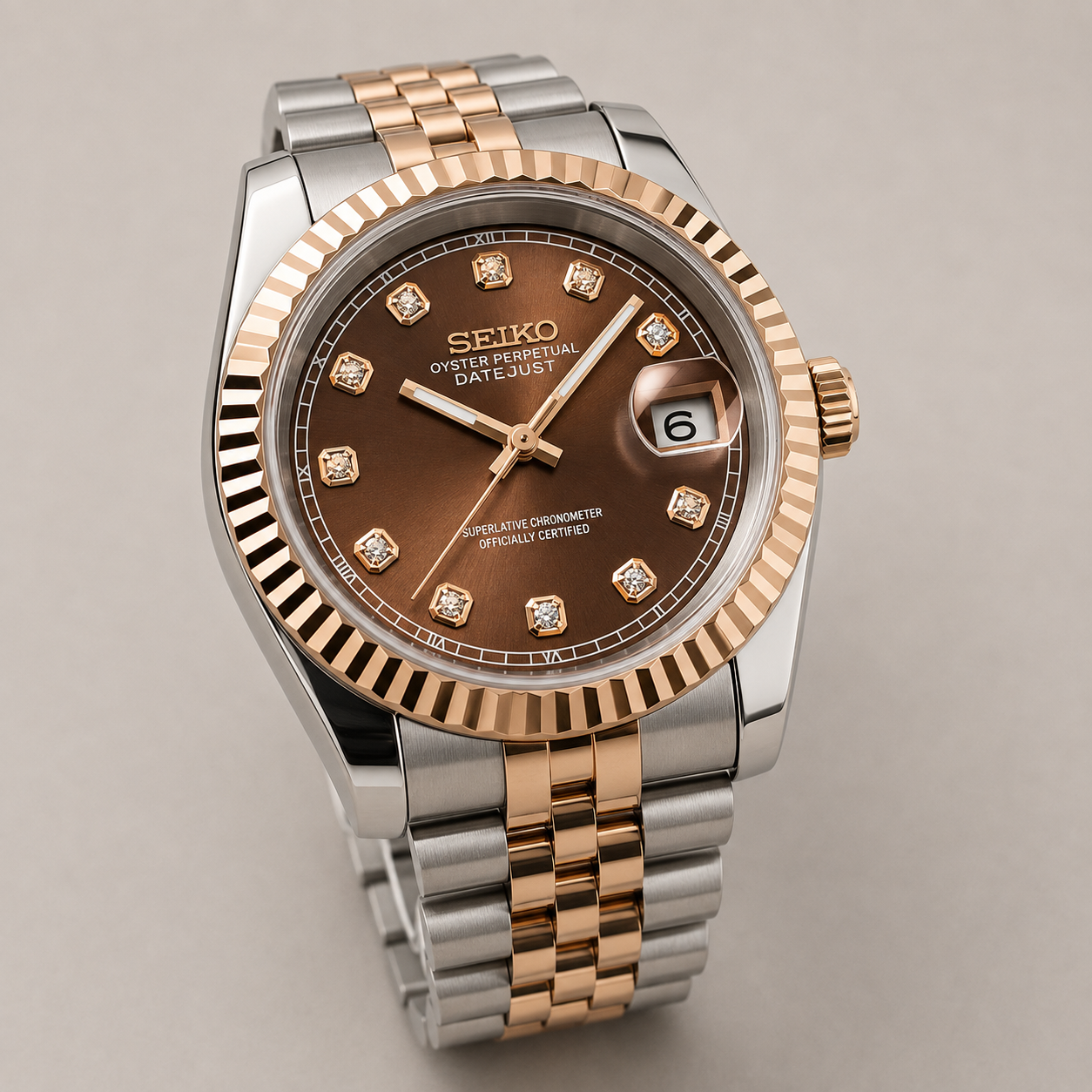 DateJust Rose | Brown (Gemstone)