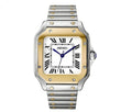Seiko Santos Two Tone | White