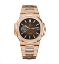 Nautilus Rose Gold | Brown (Open Heart)